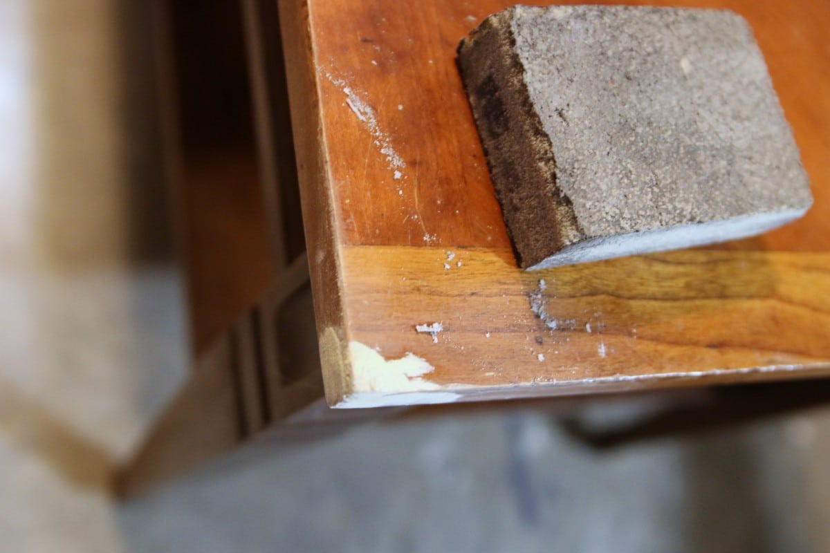 making repairs on a mid century modern side table (4) (Custom)