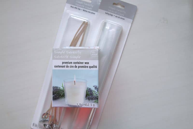 supplies for making candles at home