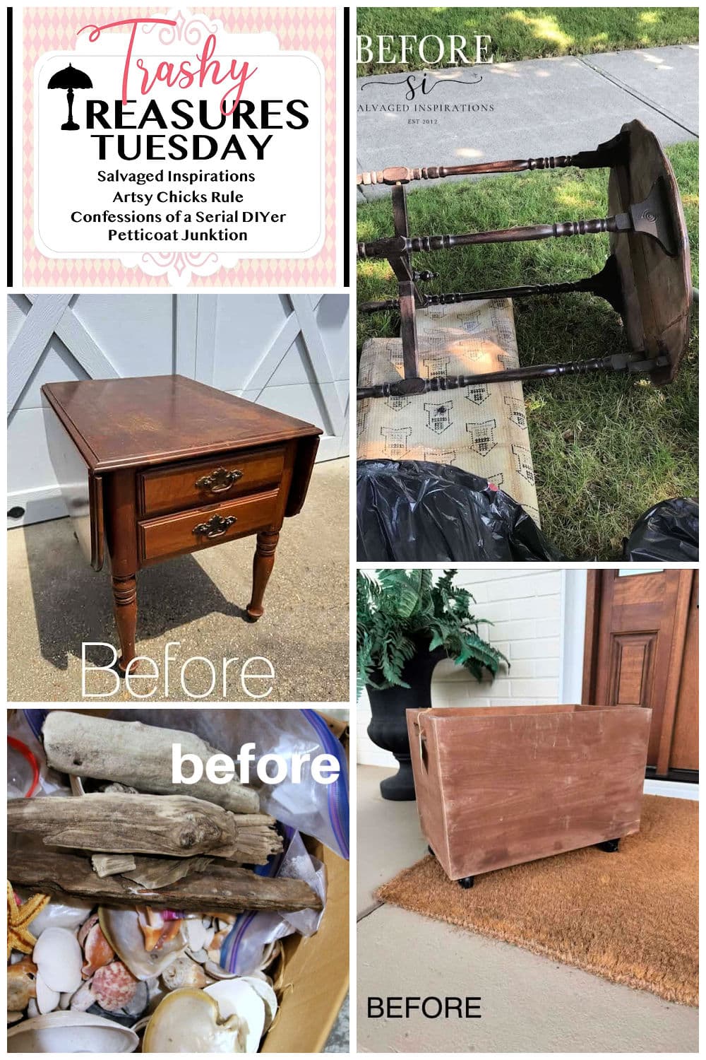 trashy treasures makeovers by diy bloggers