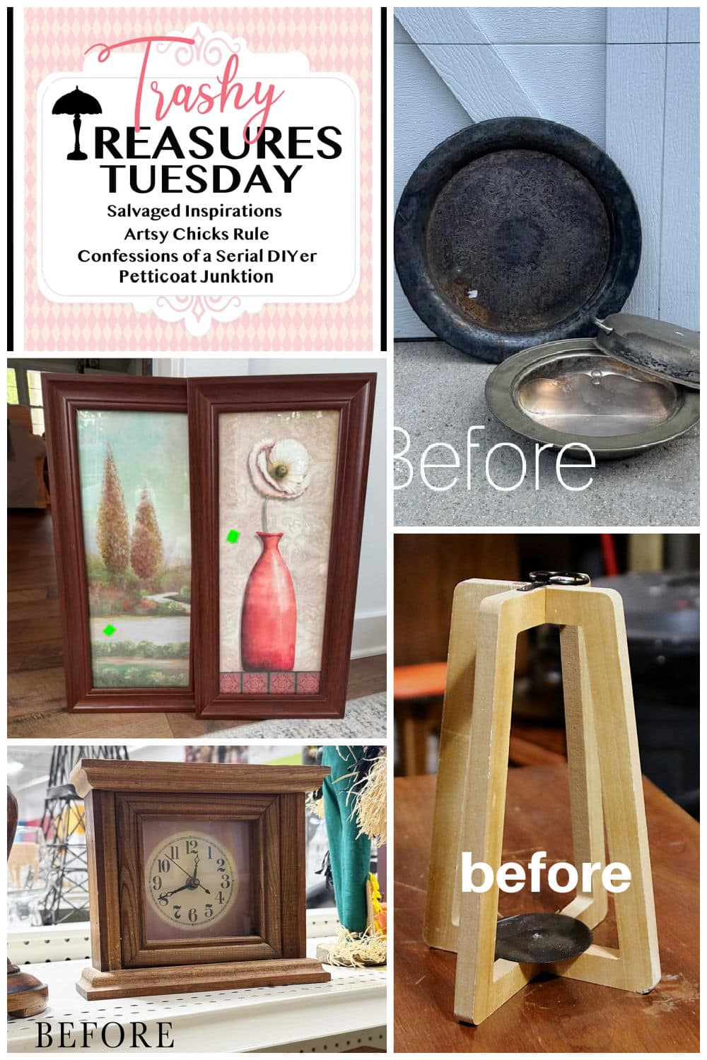 Trashy Treasures Tuesday with diy bloggers