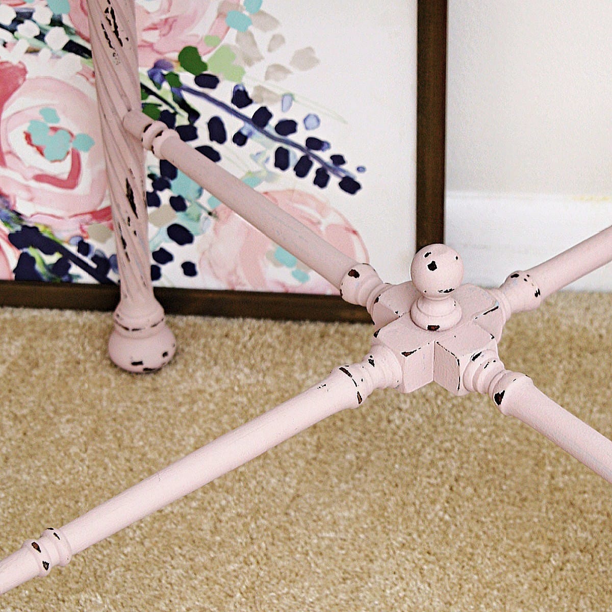 how to distress painted tables