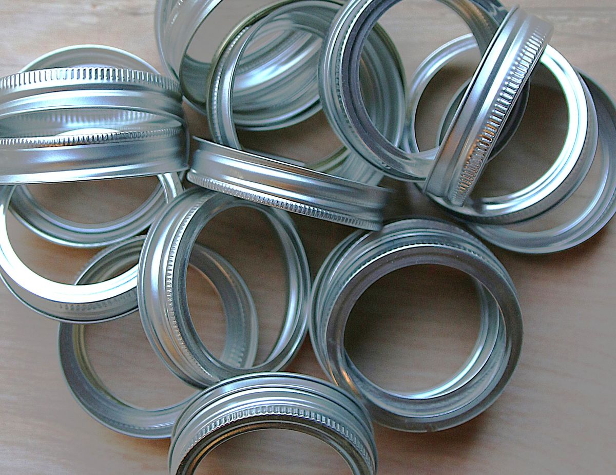 Mason jar rings for diy project
