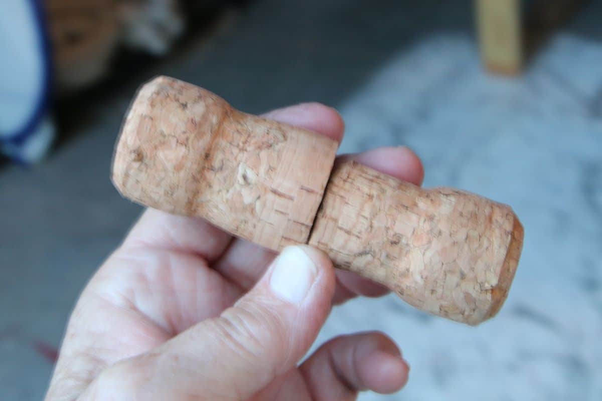wine corks for pumpkin stems
