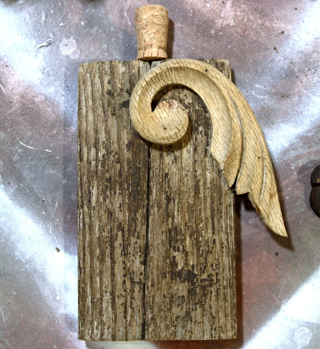 how to make wood block pumpkins with reclaimed wood trim (11)
