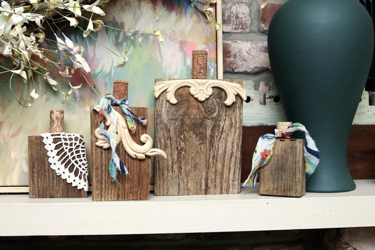 how to make wood pumpkins with reclaimed materials and hot glue tutorial 1