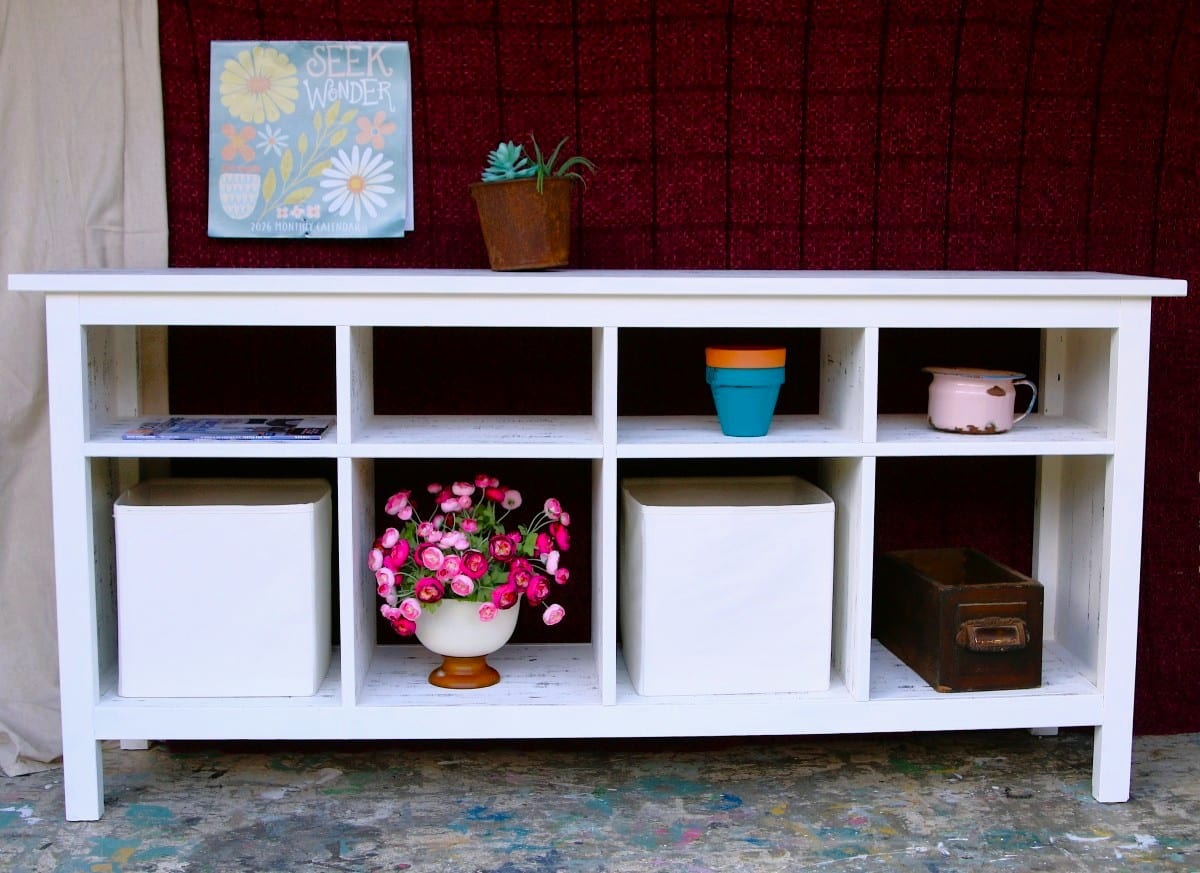 how to paint pine IKEA furniture white