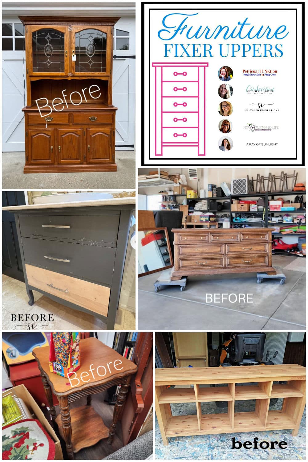 how to paint furniture with 5 makeovers from 5 diy bloggers